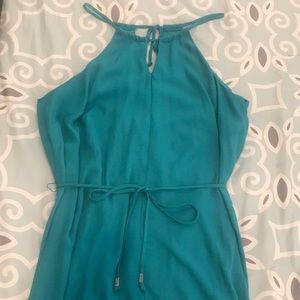 Mossimo turquoise halter dress